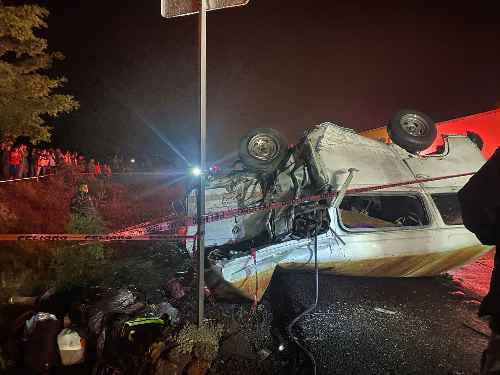 Terrible accidente en la carretera Atlacomulco-Jilotepec deja 8 personas sin vida